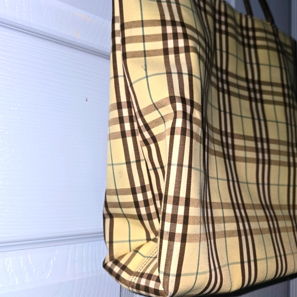 BURBERRY STRIPE AUTHENTIC  VINTAGE HANDBAG - Picture 7 of 13